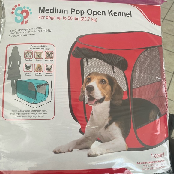 Medium Pop Open Portable Kennel - Picture 5 of 6